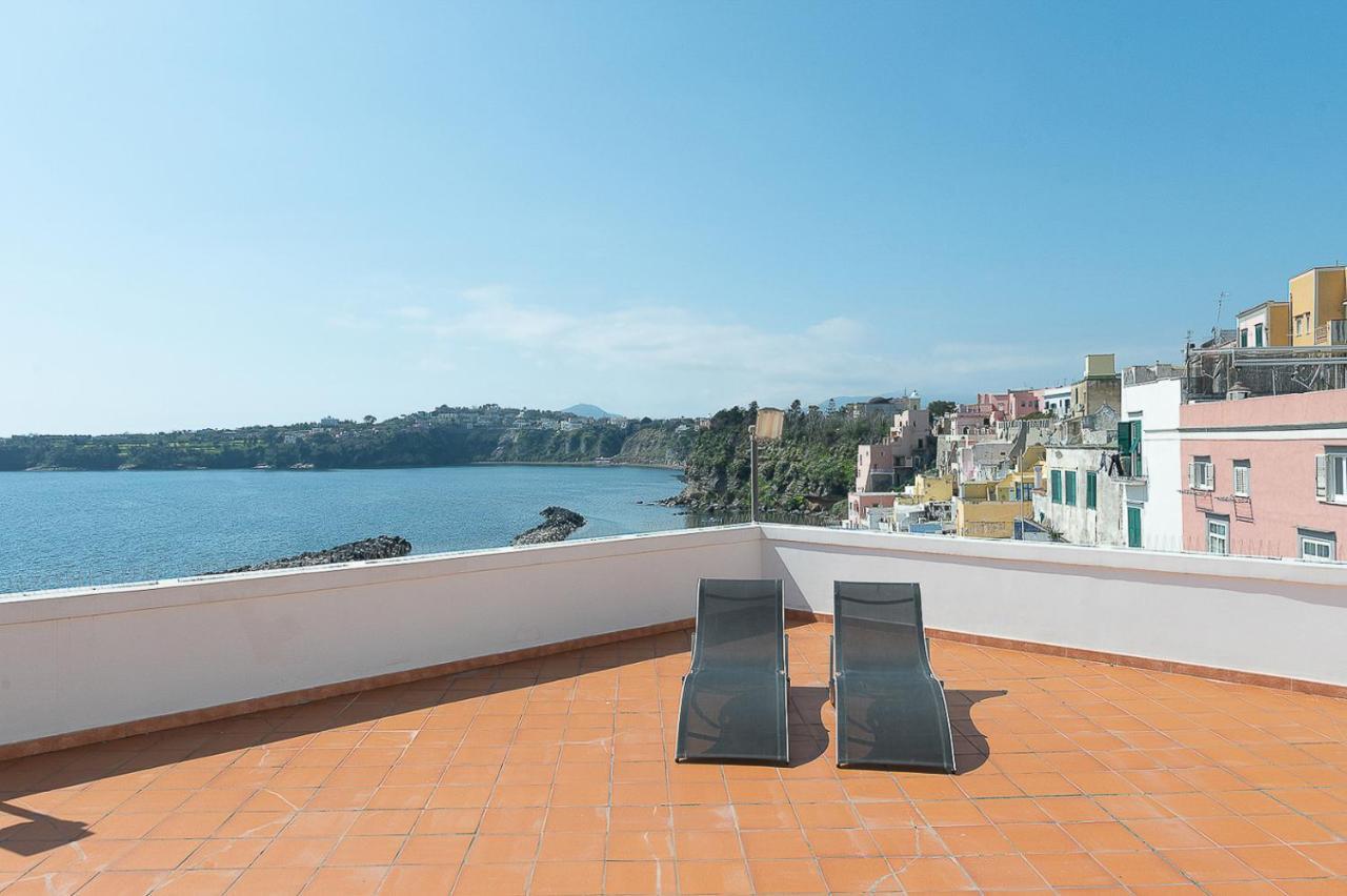 La Procidana House - Corricella Exlusive Terrace Villa Eksteriør billede