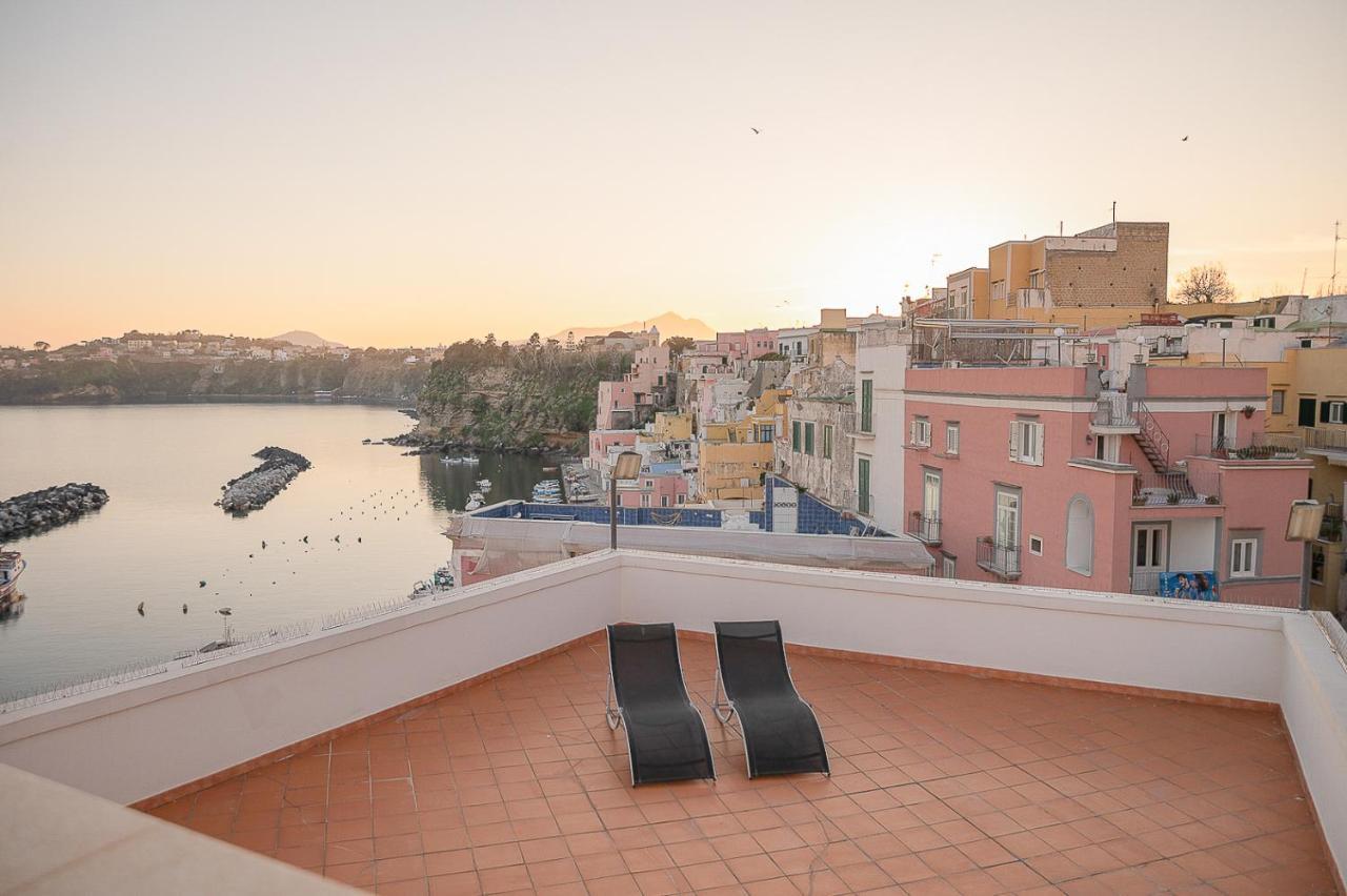 La Procidana House - Corricella Exlusive Terrace Villa Eksteriør billede