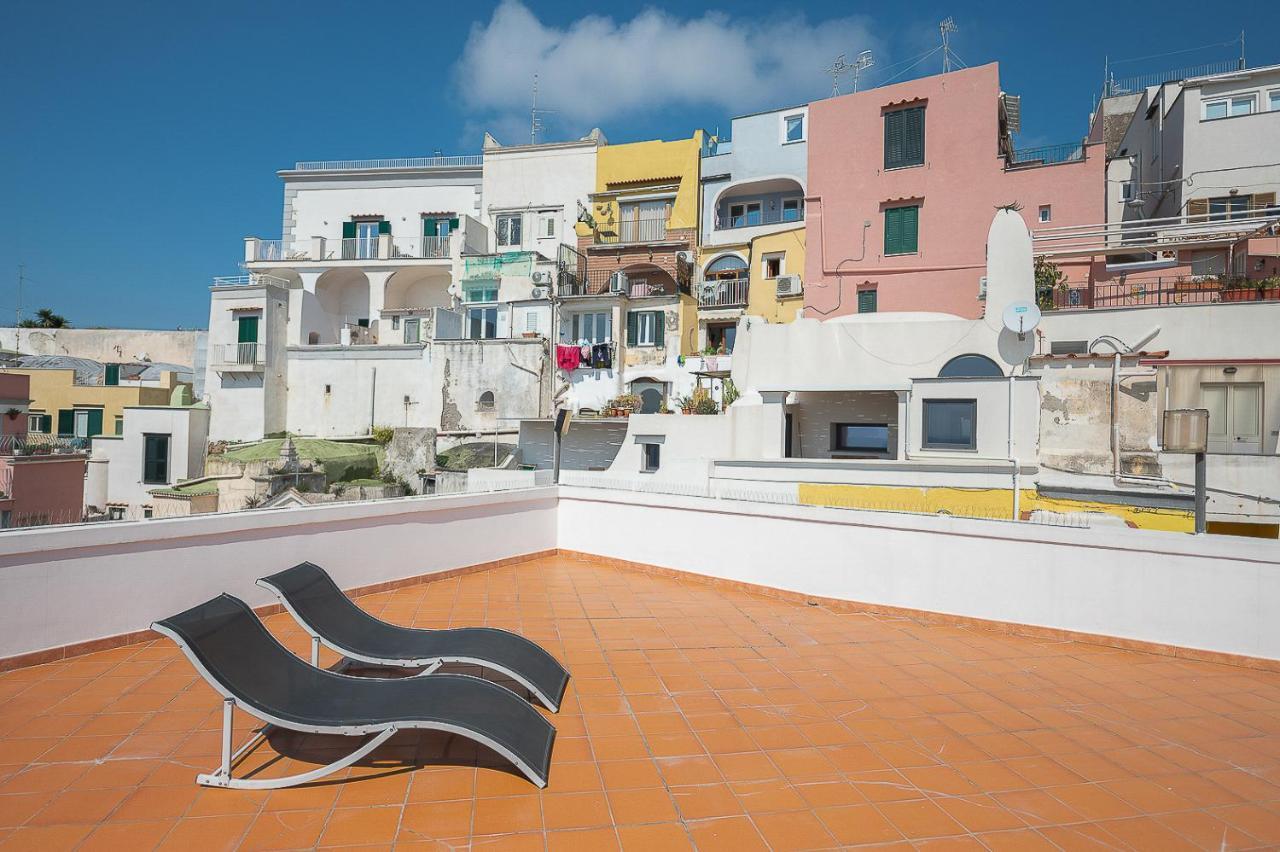 La Procidana House - Corricella Exlusive Terrace Villa Eksteriør billede